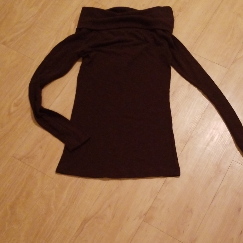 Brown Forever 21 Cowl neck sweater